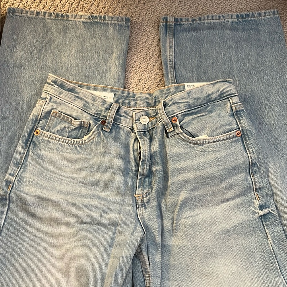 Zara wide leg jeans (new with tags)